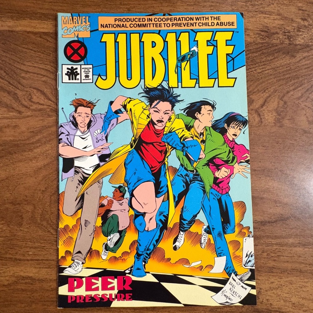 Marvel Jubilee Peer Pressure Spider-Man How to Beat the Bully PSA Comic 1994